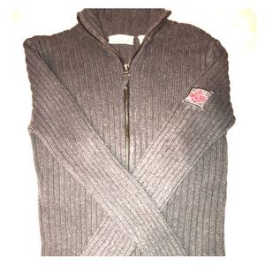 Smoky Grey DKNY Jeans Zip up Sweater
